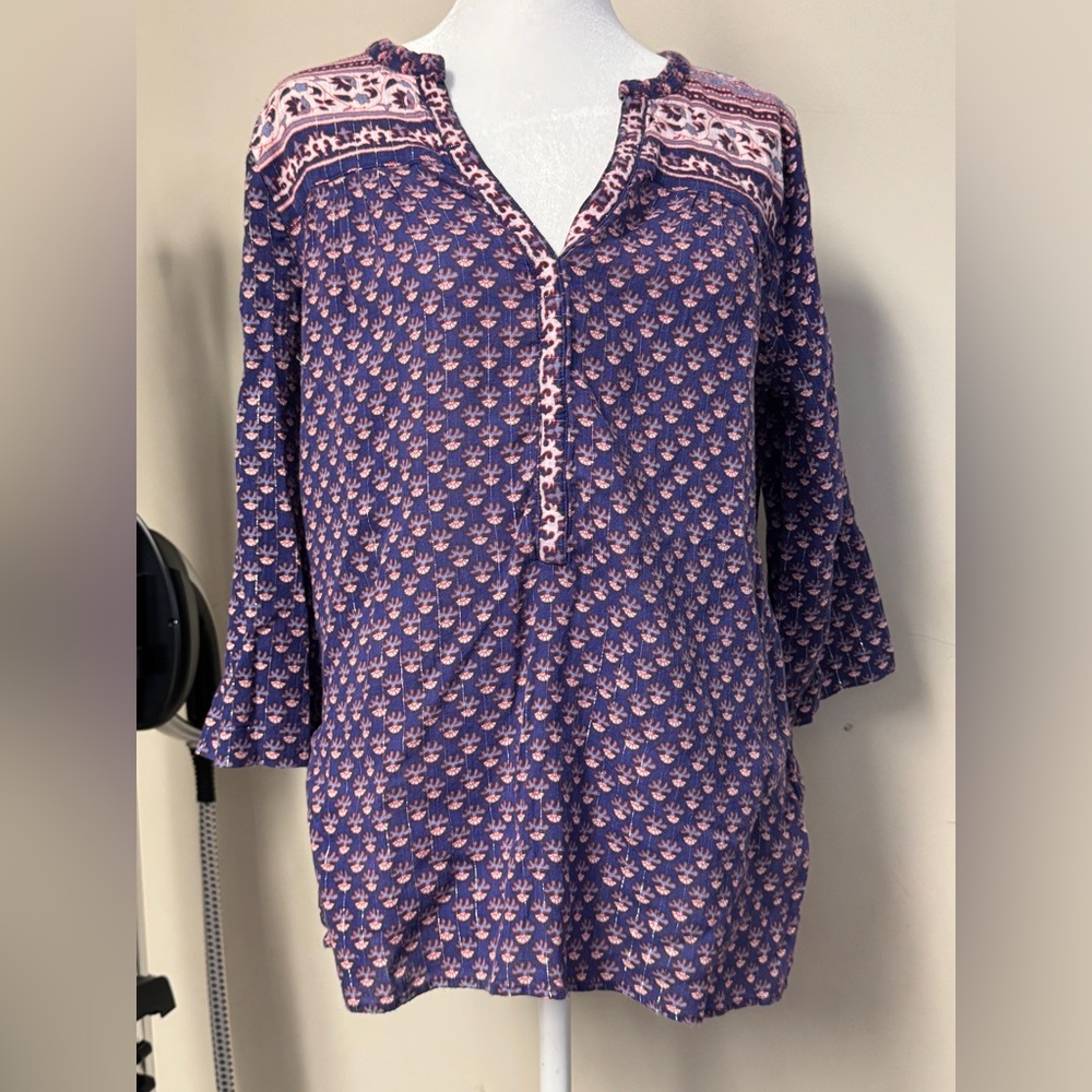 BCBGMaxAzria Purple and Pink Blouse